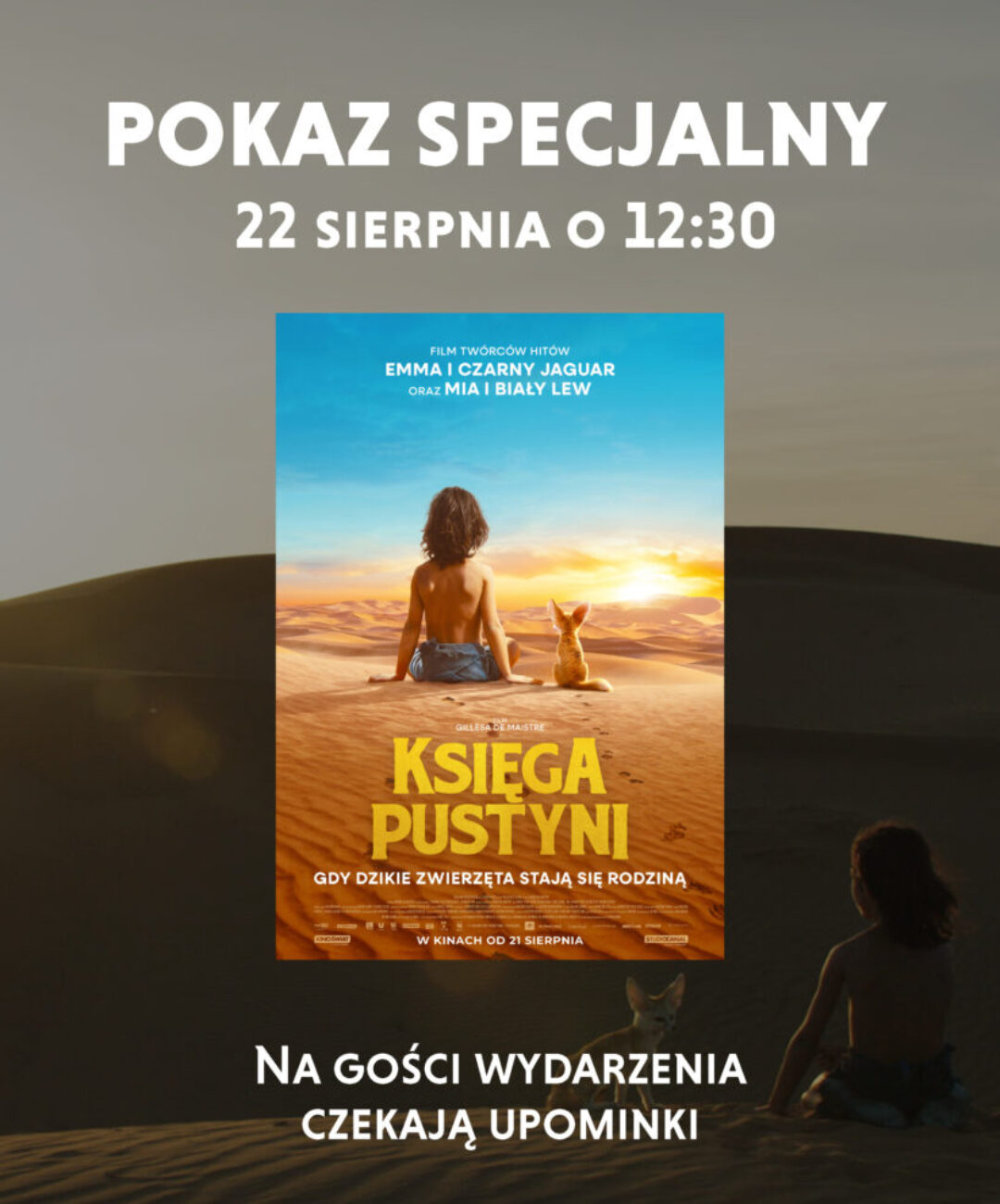 Pokaz specjalny filmu „Księga pustyni” 